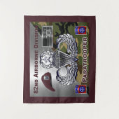 第82空挺師団パラトローパー  タペストリー (正面)