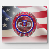 第82空挺師団パラトローパー フォトプラーク (正面)