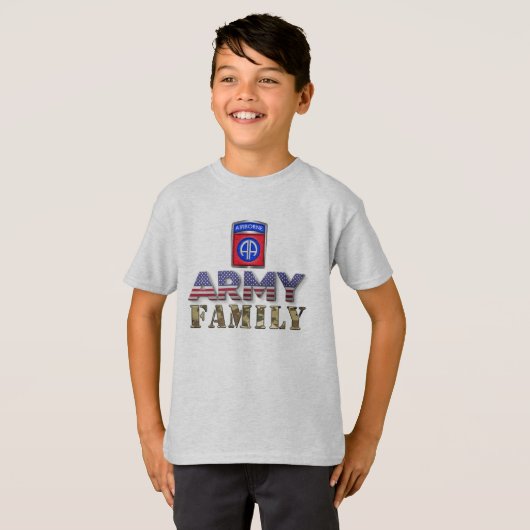 第82空挺師団ファミリー Tシャツ (正面フル)