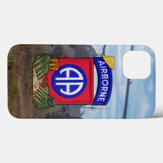 第82空挺師団ベトナム南戦争 Case-Mate iPhoneケース (裏面 (横))