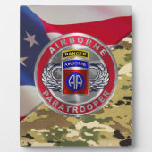 第82空挺師団レンジャー フォトプラーク (正面)