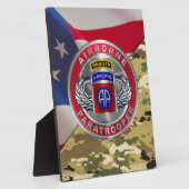 第82空挺師団レンジャー フォトプラーク (側面)