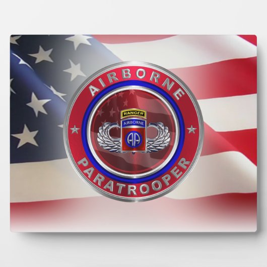 第82空挺師団空挺師団 フォトプラーク (正面)