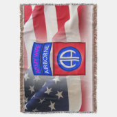 第82空挺師団空挺部隊 スローブランケット (正面縦)