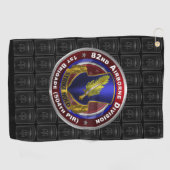 第82空挺師団第1旅団第504旅団 ゴルフタオル (横)