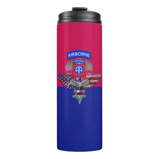 第82空挺師団翼付退役軍人 タンブラー (正面)