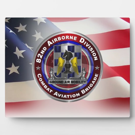 第82空挺師団航空旅団 フォトプラーク (正面)