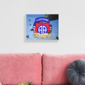 第82空挺師団退役軍人が湾岸戦争を回避 キャンバスプリント (インサイチュ (リビング))