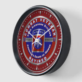 第82空挺師団退職した 壁時計 (傾斜)