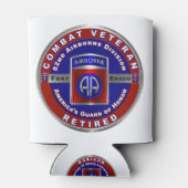 第82空挺師団退職した 缶クーラー (裏面)