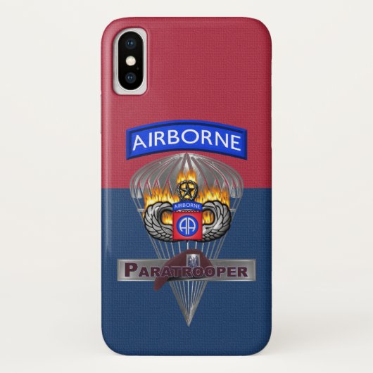 第82空挺師団 "オール・ザ・ウェイ" Case-Mate iPhoneケース (裏面)