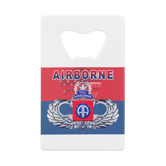 第82空挺師団 クレジットカード栓抜き (正面)