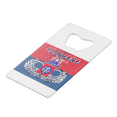 第82空挺師団 クレジットカード栓抜き (正面アングル)