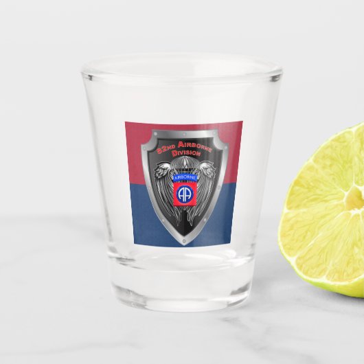 第82空挺師団 ショットグラス (正面)