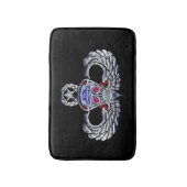 第82空挺師団「シルバースカル」マスタージャンプ バスマット (正面縦)