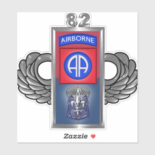 第82空挺師団 シール (シート)