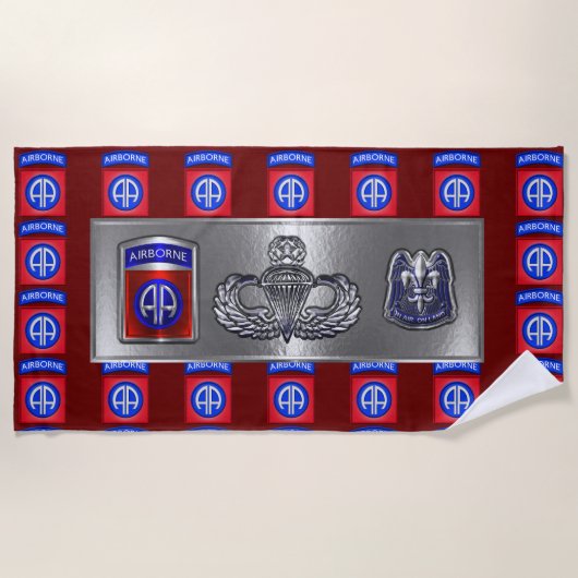 第82空挺師団 ビーチタオル (正面)