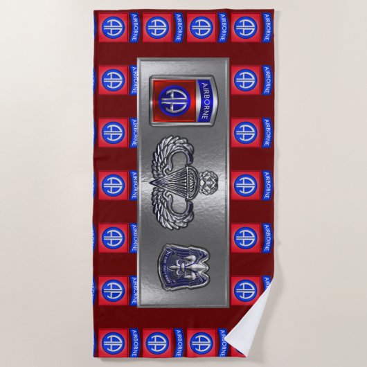 第82空挺師団 ビーチタオル (正面)