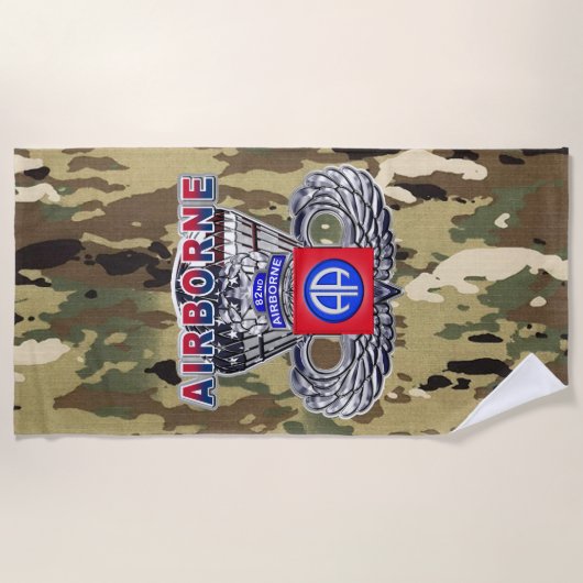 第82空挺師団 ビーチタオル (正面)