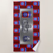 第82空挺師団 ビーチタオル (正面)