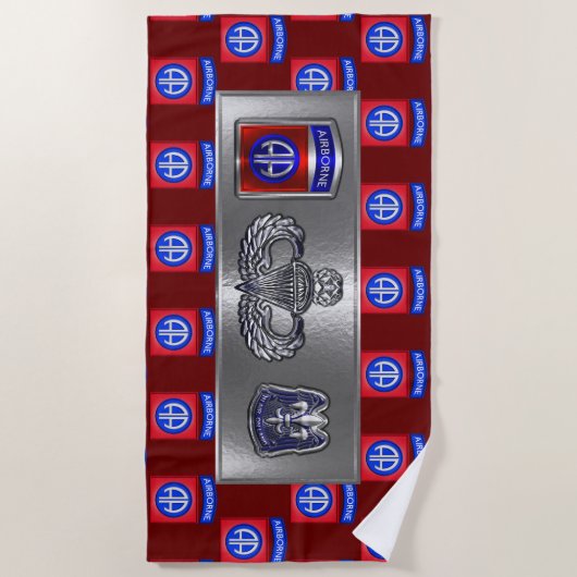 第82空挺師団 ビーチタオル (正面)