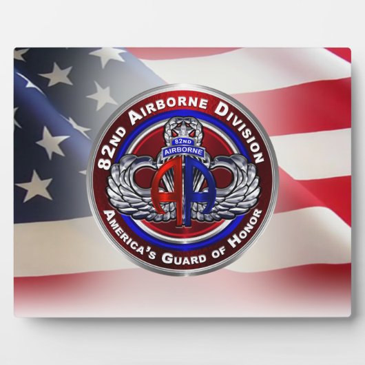 第82空挺師団 フォトプラーク (正面)