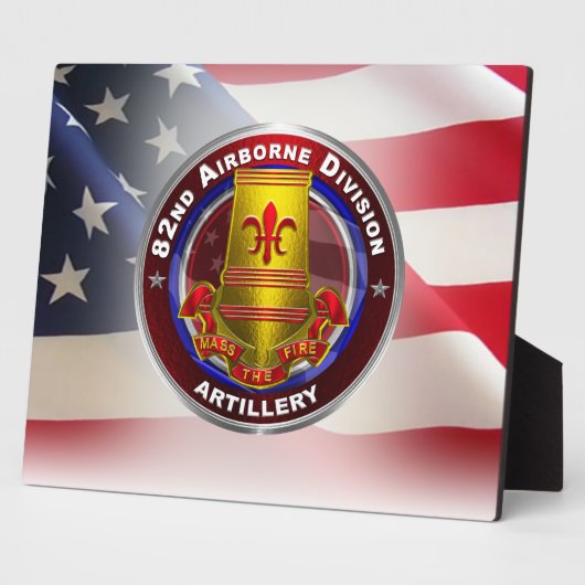 第82空挺師団 フォトプラーク (側面)