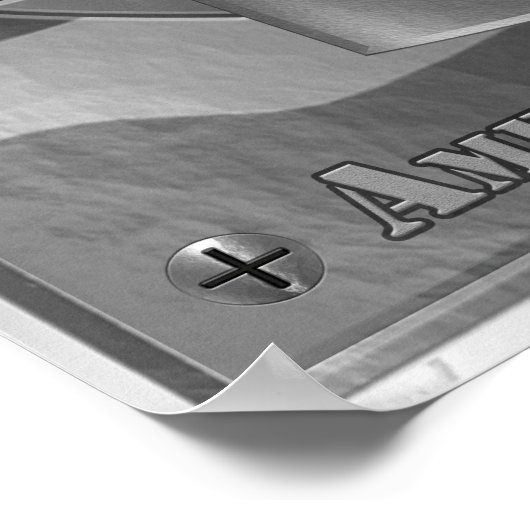 第82空挺師団 ポスター (角)