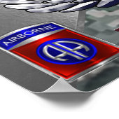 第82空挺師団 ポスター (角)