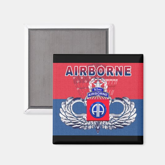 第82空挺師団 マグネット (正面/裏面)