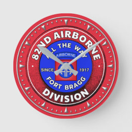 第82空挺師団  ラウンド壁時計