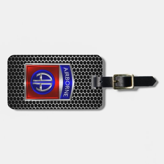 第82空挺師団 ラゲッジタグ (正面横)