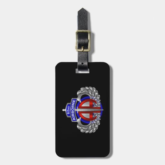 第82空挺師団 ラゲッジタグ (正面縦)