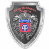 第82空挺師団「全機空挺師団」 シール (正面)