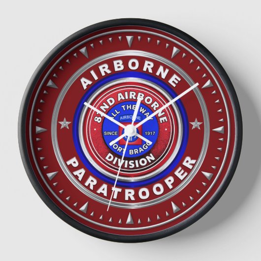 第82空挺師団 壁時計 (正面)