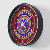 第82空挺師団 壁時計 (傾斜)