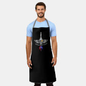 第82空挺師団「戦闘退役軍人」 エプロン (着用した状態)