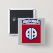 第82空挺師団 – 戦闘部隊 缶バッジ (正面&裏面)