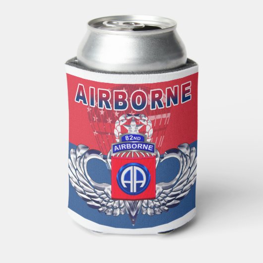 第82空挺師団 缶クーラー (缶裏面)