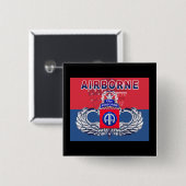 第82空挺師団 缶バッジ (正面&裏面)