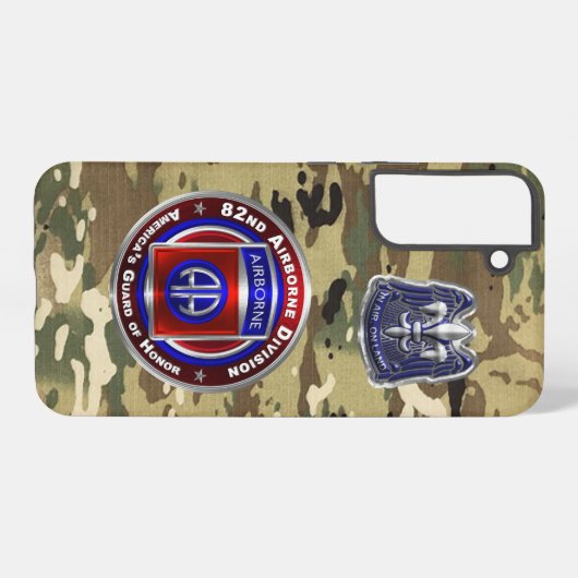 第82空挺師団 SAMSUNG GALAXYケース (裏面横)