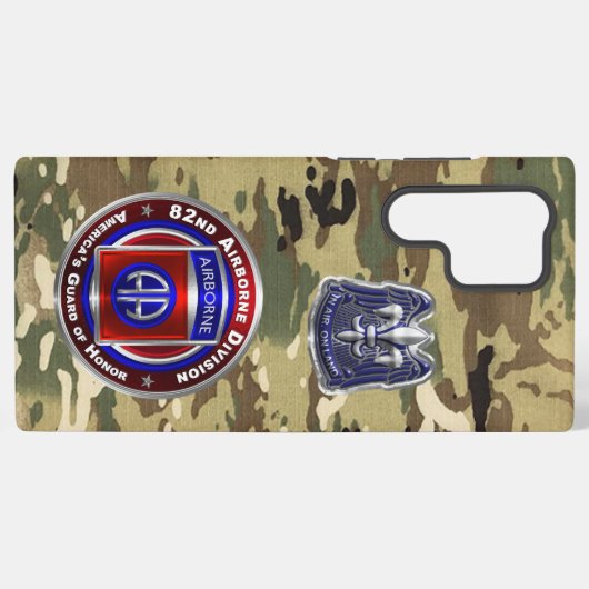 第82空挺師団 SAMSUNG GALAXYケース (裏面横)