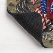 第82空挺砦ブラッグ迷彩柄マウスパッド マウスパッド (コーナー)