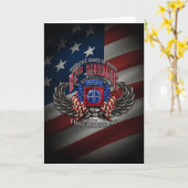 第82空挺砦ブラッグ カード (黄色い花)