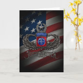 第82空挺軍機マスター カード (黄色い花)