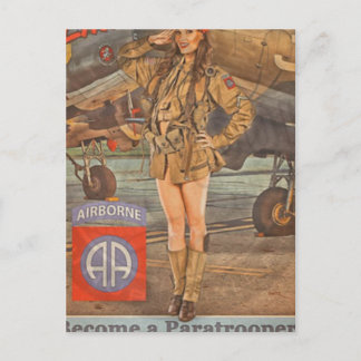 第82空挺部隊に参加 ポストカード