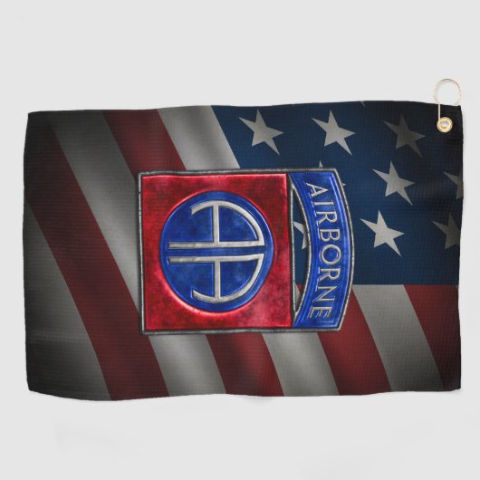 第82空挺部隊 ゴルフタオル (横)