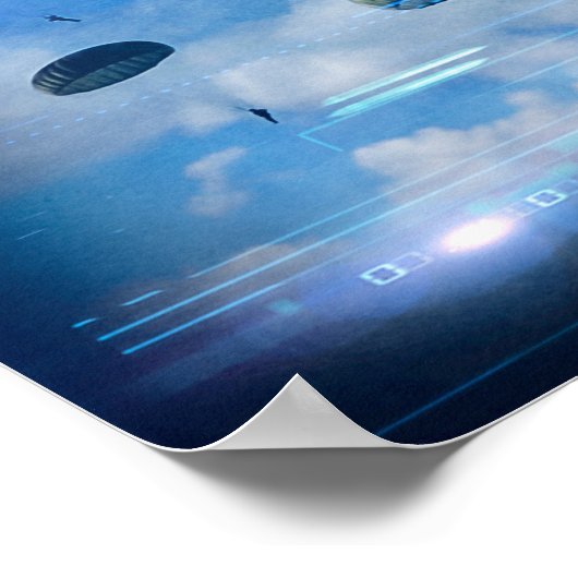 第82空挺部隊 ポスター (角)