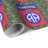 第82空輸の退役軍人の獣医パッチ ラッピングペーパー (ロールコーナー)