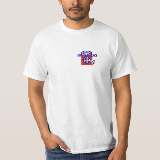 第82空輸RECONDOの白のTシャツ Tシャツ (正面)